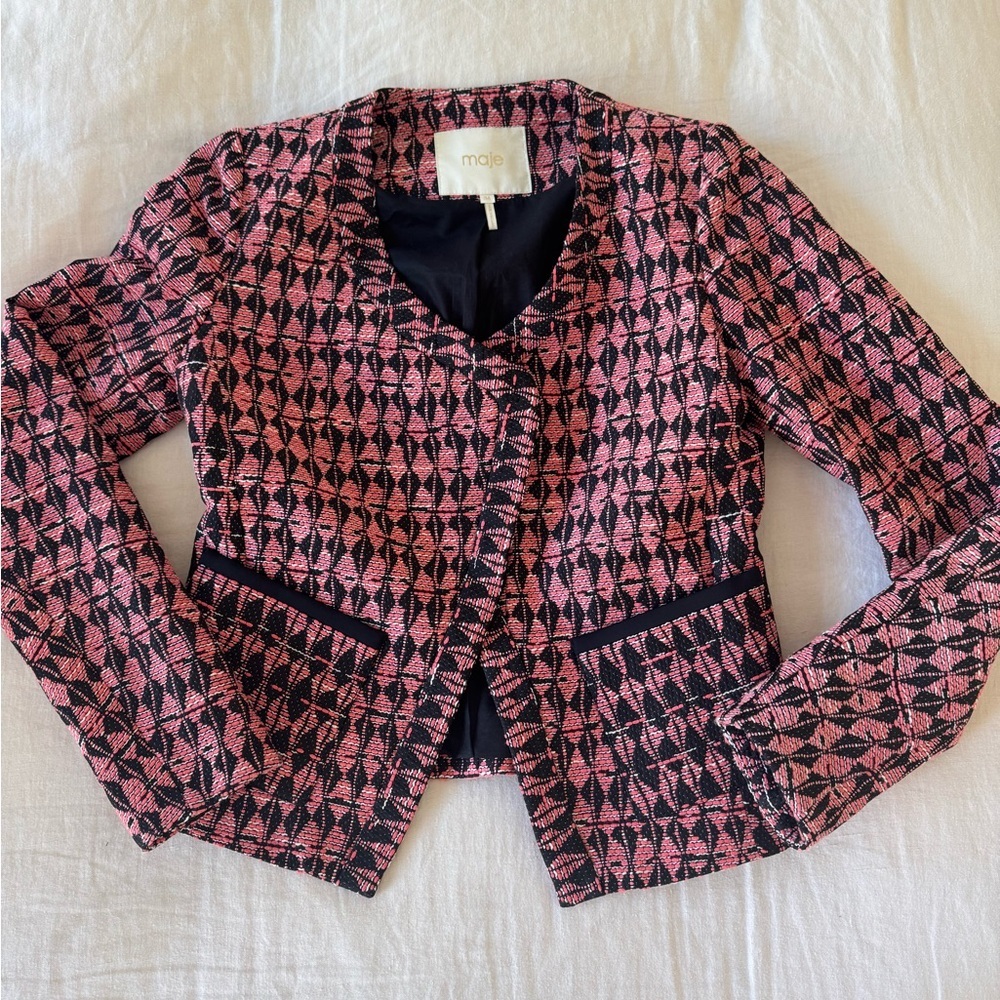 new printed maje blazer jacket!